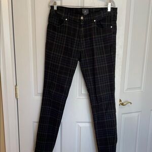 Plaid Black Pants